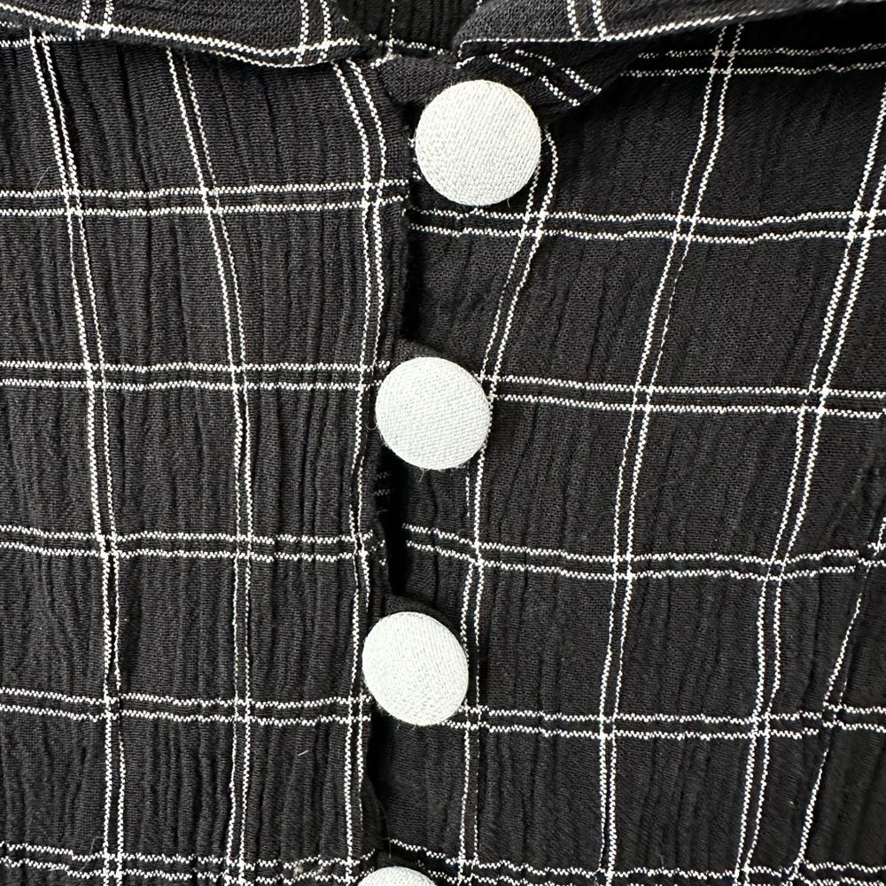 Dawn Joy Vintage 90s button Down Blouse - Picture 2 of 4